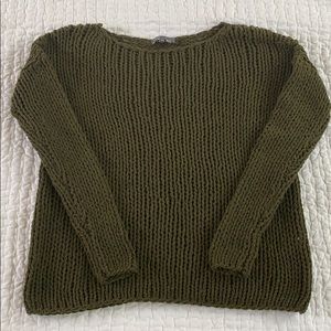 Vince army green sweater